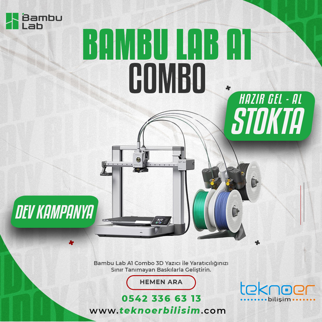 Bambu Lab A1 Combo 3d Yazıcı